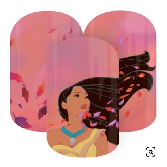 Jamberry nail wraps 2 sheets Pocohantas “Noble Princess” “Colors of the … - Picture 1 of 8